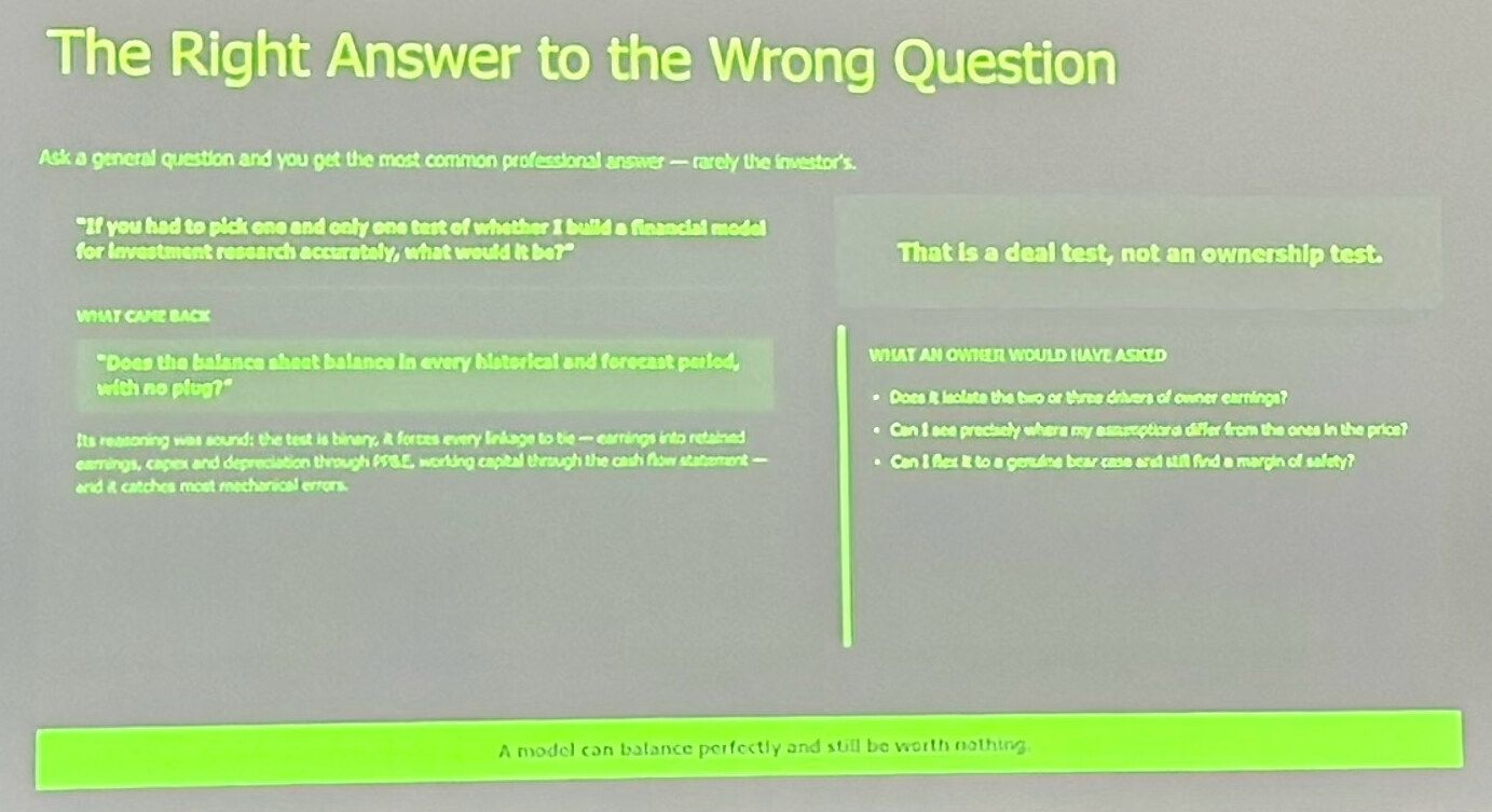 P15 对错误问题给出正确答案(The Right Answer to the Wrong Question)